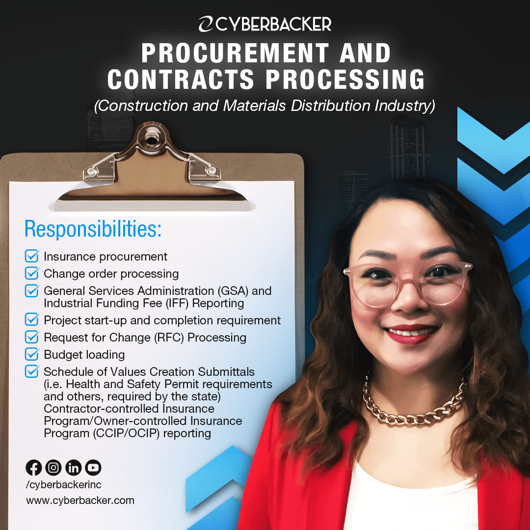 Procurement and Contracts Processing - Construction and Materials Distribution Industry