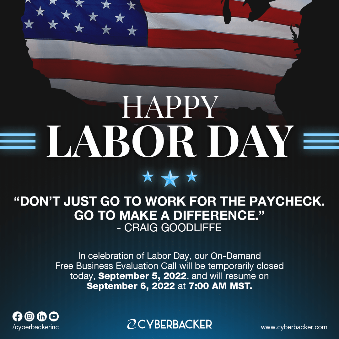 Happy Labor Day - Cyberbacker - Virtual Assistant
