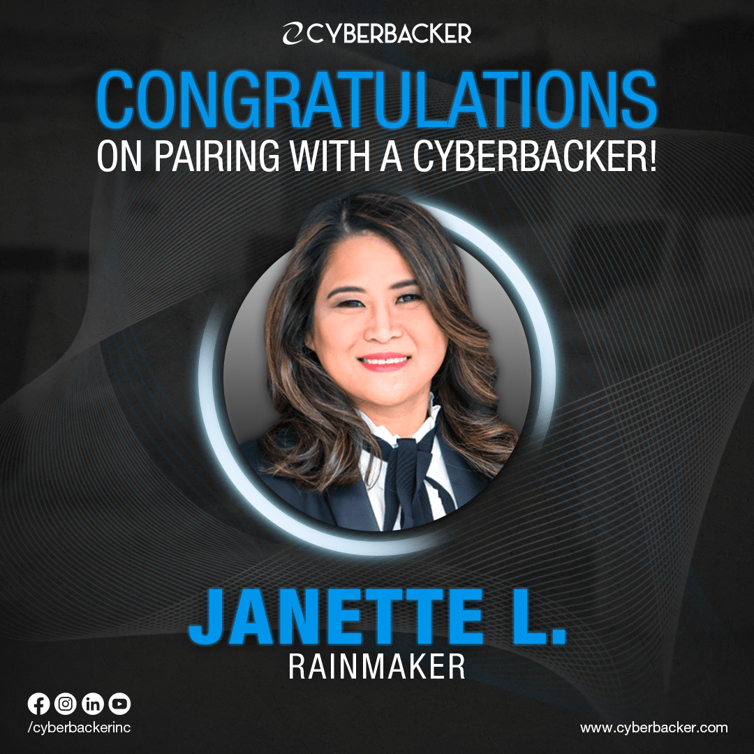 Congratulations On Pairing With A Cyberbacker - Virtual Services