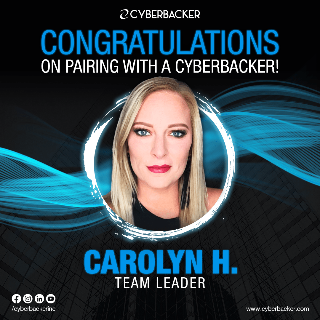 Congratulations on Pairing with a Cyberbacker - Virtual Services