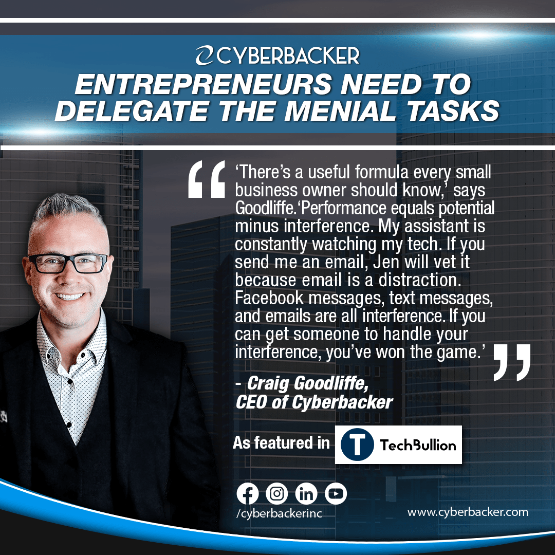 Need To Delegate The Menial Tasks -