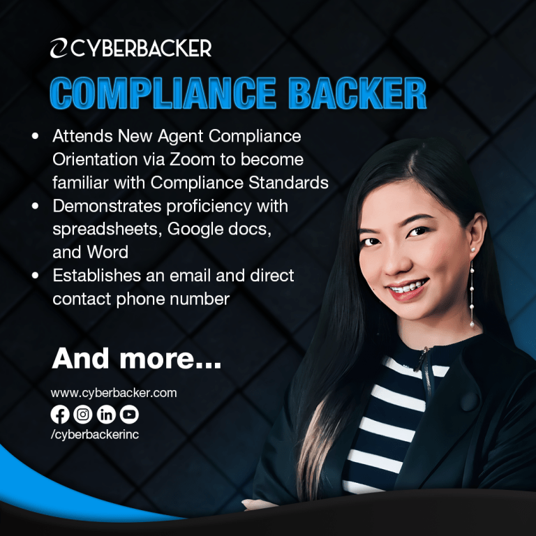 Cyberbacker Services - Compliance Backer - Virtual Services