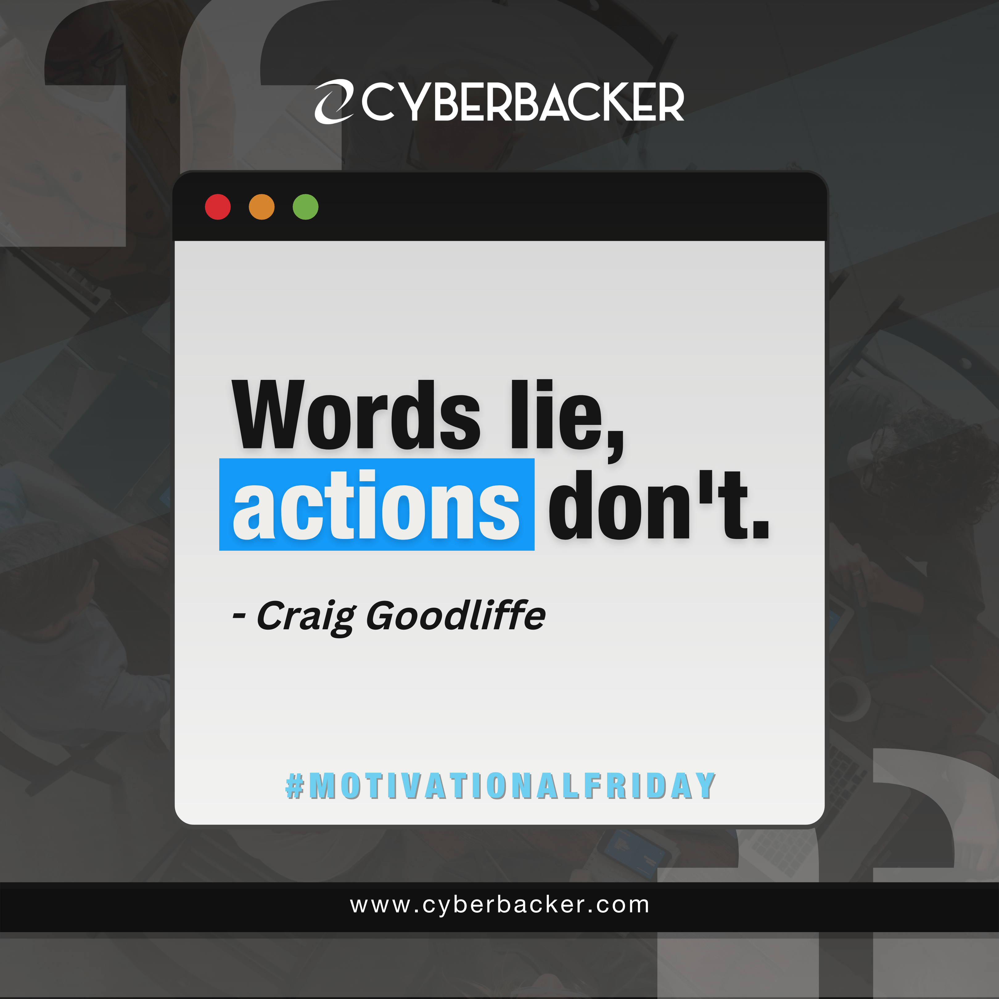 Motivational Friday - Craig Goodliffe