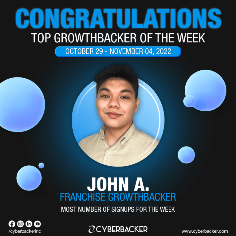 Top Growthbacker Of The Week - Virtual Assistant
