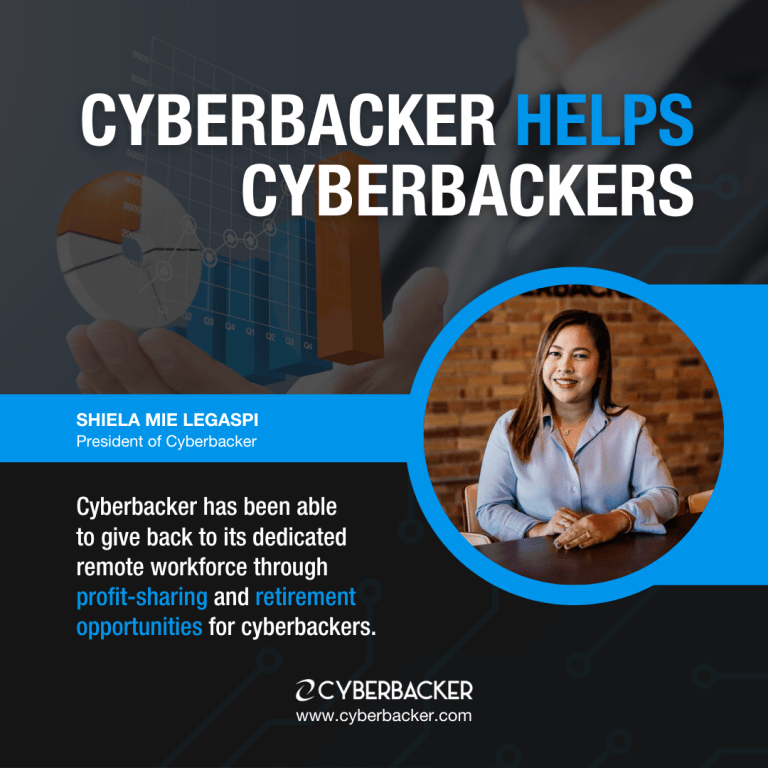 Cyberbacker Helps Cyberbackers - Virtual Assistant - Shiela Mie Legaspi