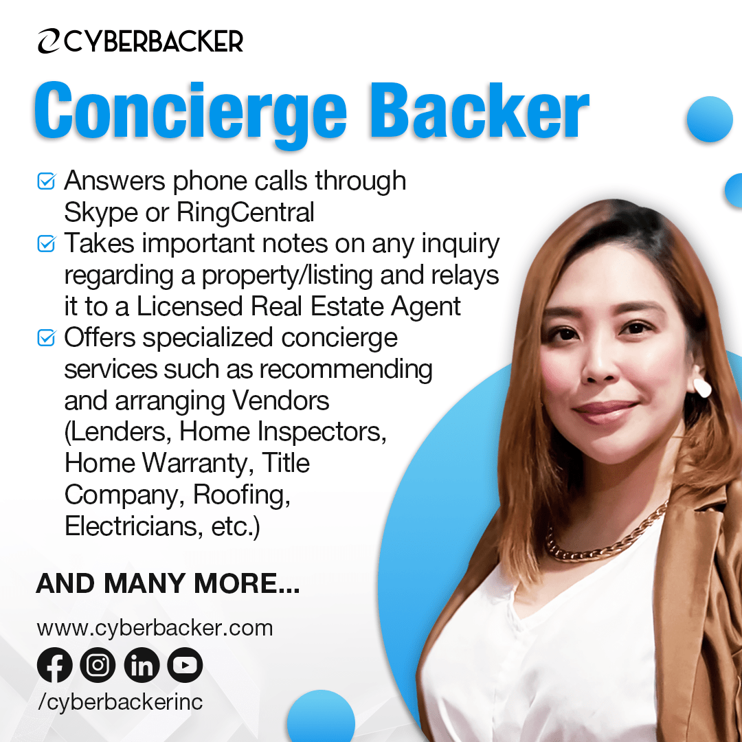 Cyberbacker Services - Concierge Backer - Virtual Assistant