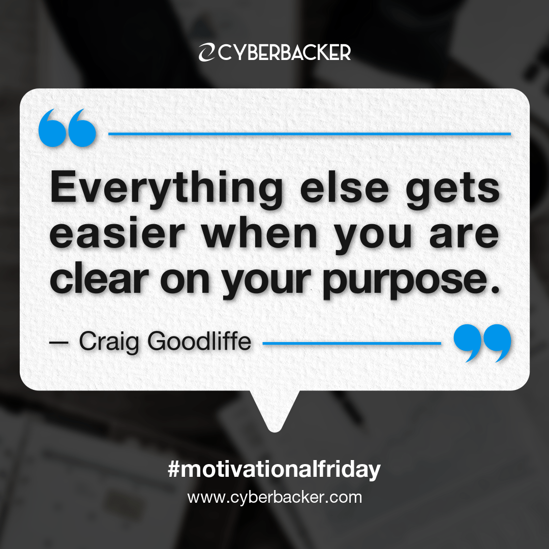 Motivational Friday - Craig Goodliffe