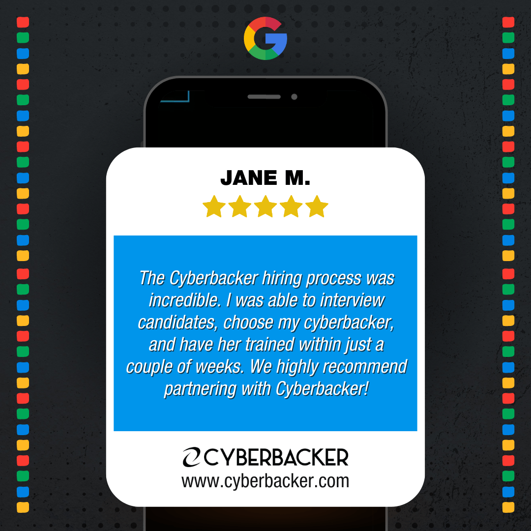 Cyberbacker Google Review - Virtual Assistant