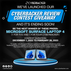 Cyberbacker Review Contest Giveaway 2023