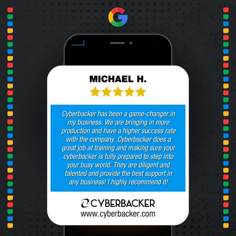Cyberbacker Google Review - Virtual Assistant