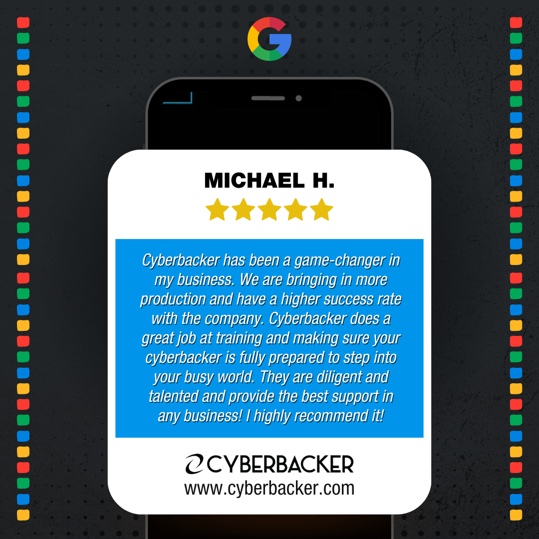 Cyberbacker Google Review - Virtual Assistant