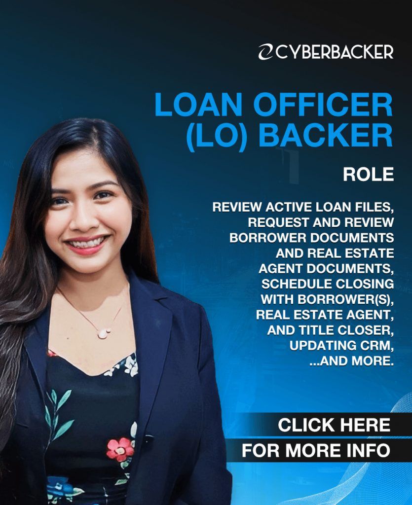 Cyberbacker Services Loan Officer Backer