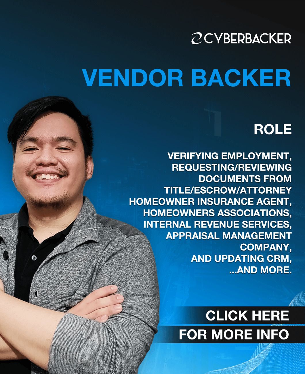 Cyberbacker Services Vendor Backer