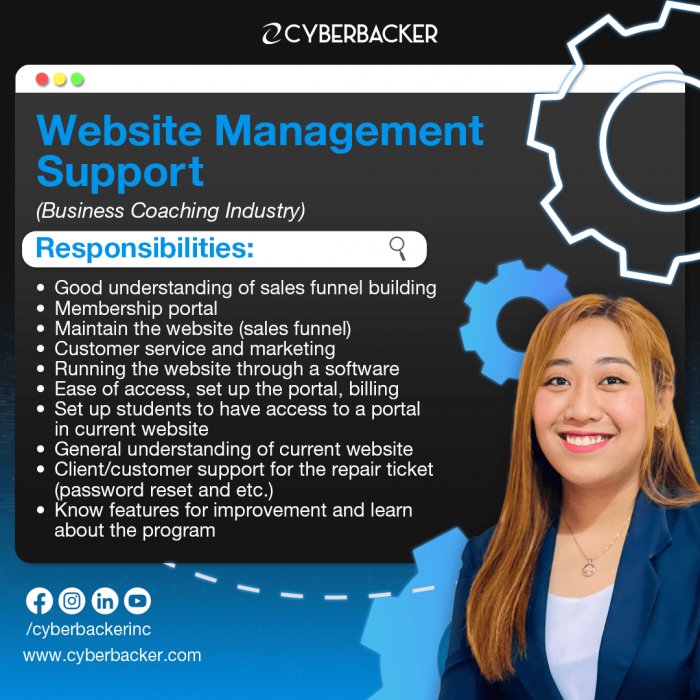 Website Management Support