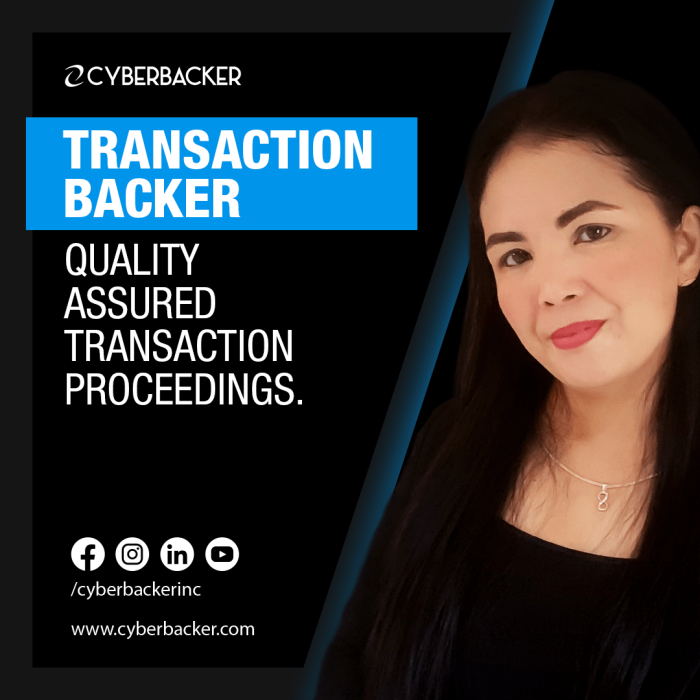 Cyberbacker Services - Transaction Backer - Virtual Assistant